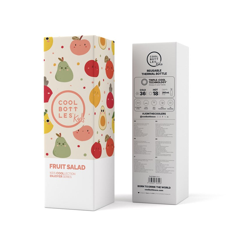 Botella Reutilizable 260ml Fruits Salad