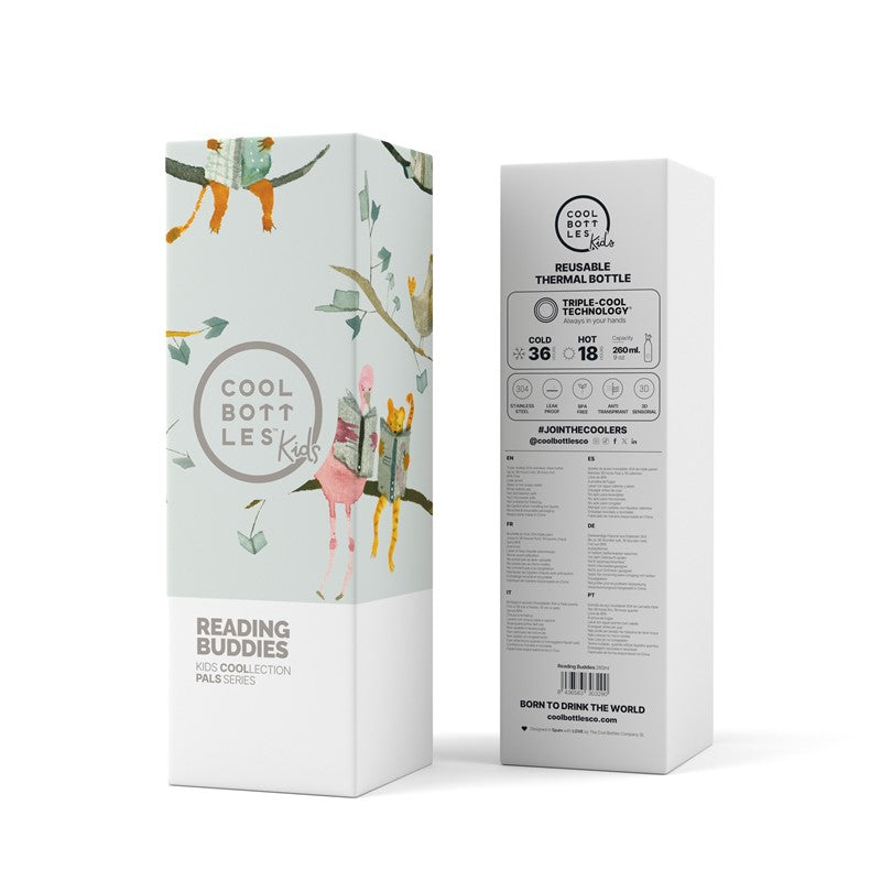 Botella Reutilizable 260ml Reading Buddies