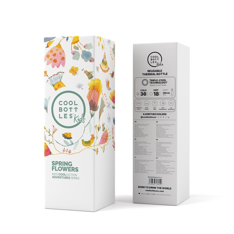 Botella Reutilizable 260ml Spring Flowers