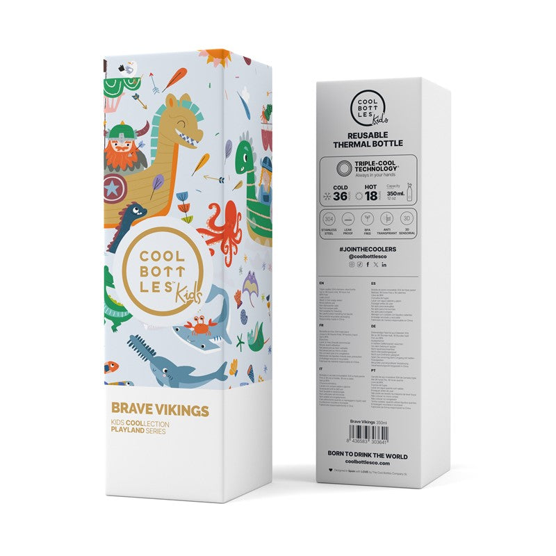 Botella Reutilizable 350ml Brave Vikings