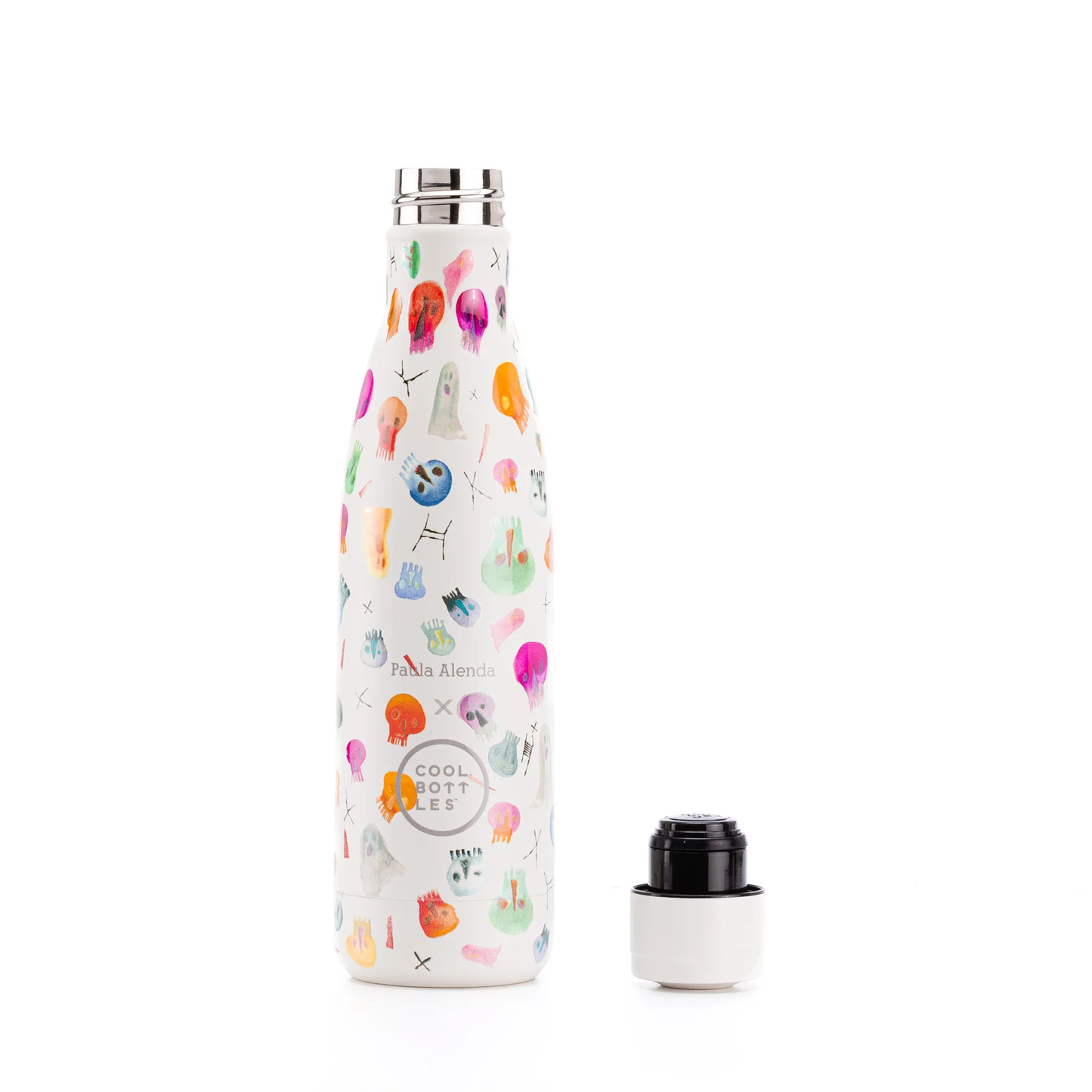 Botella Reutilizable 500ml Crazy Skulls