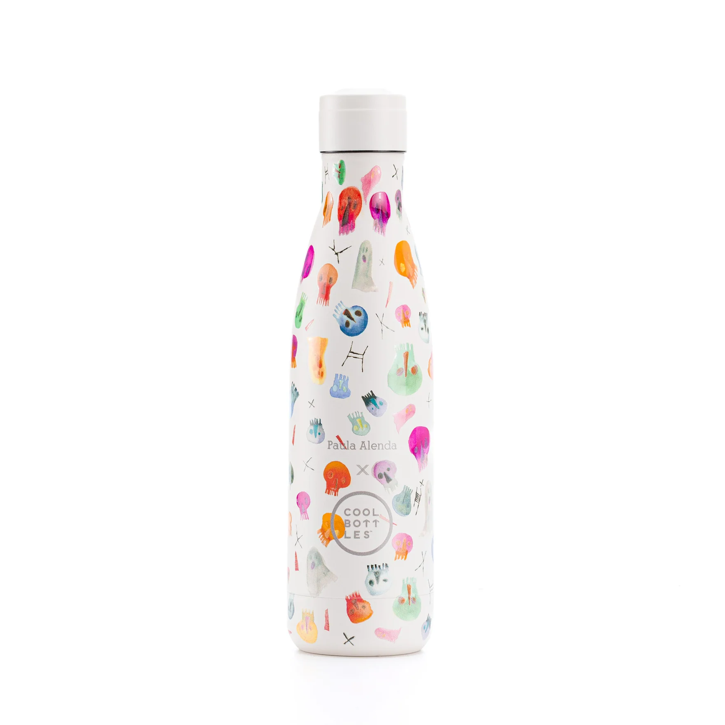 Botella Reutilizable 500ml Crazy Skulls