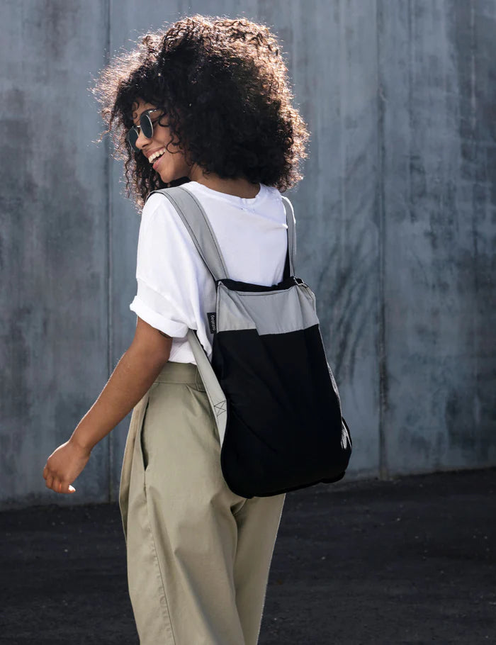 Bolsa Mochila plegable Notabag GREY / BLACK
