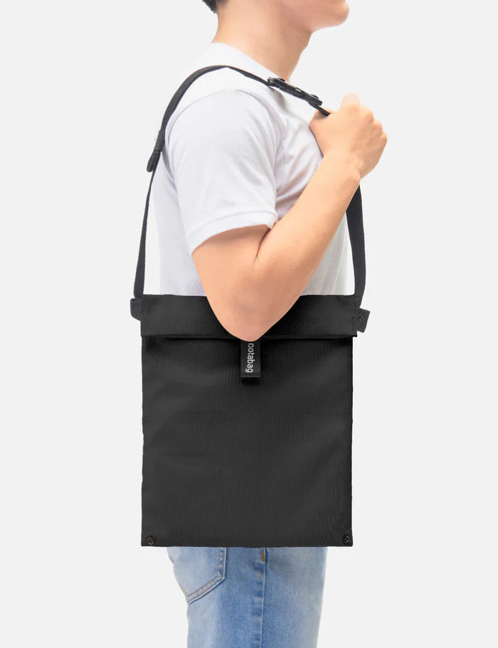 Bolsa plegable Notabag CROSSBODY BLACK
