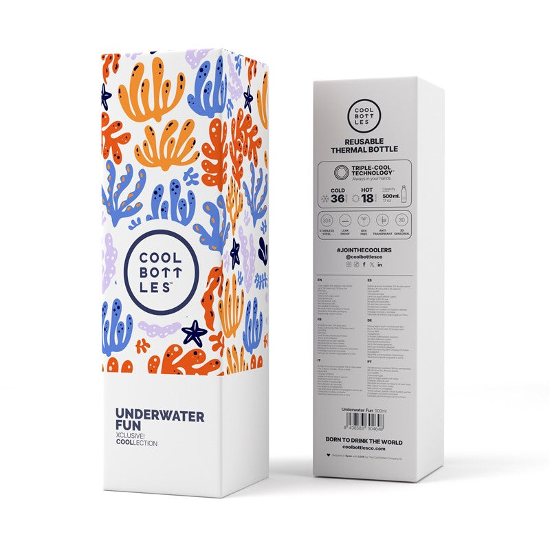 Botella Reutilizable 500ml Underwater Fun