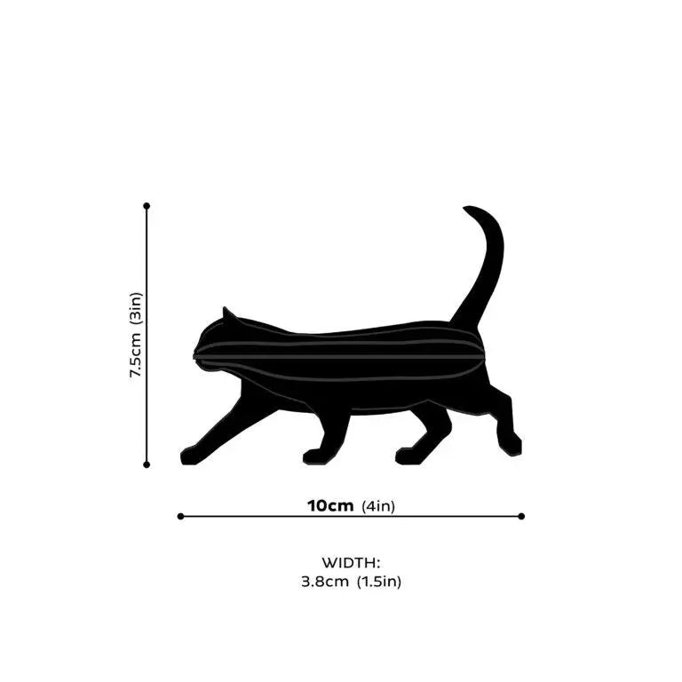 Decoración de madera LOVI Gato