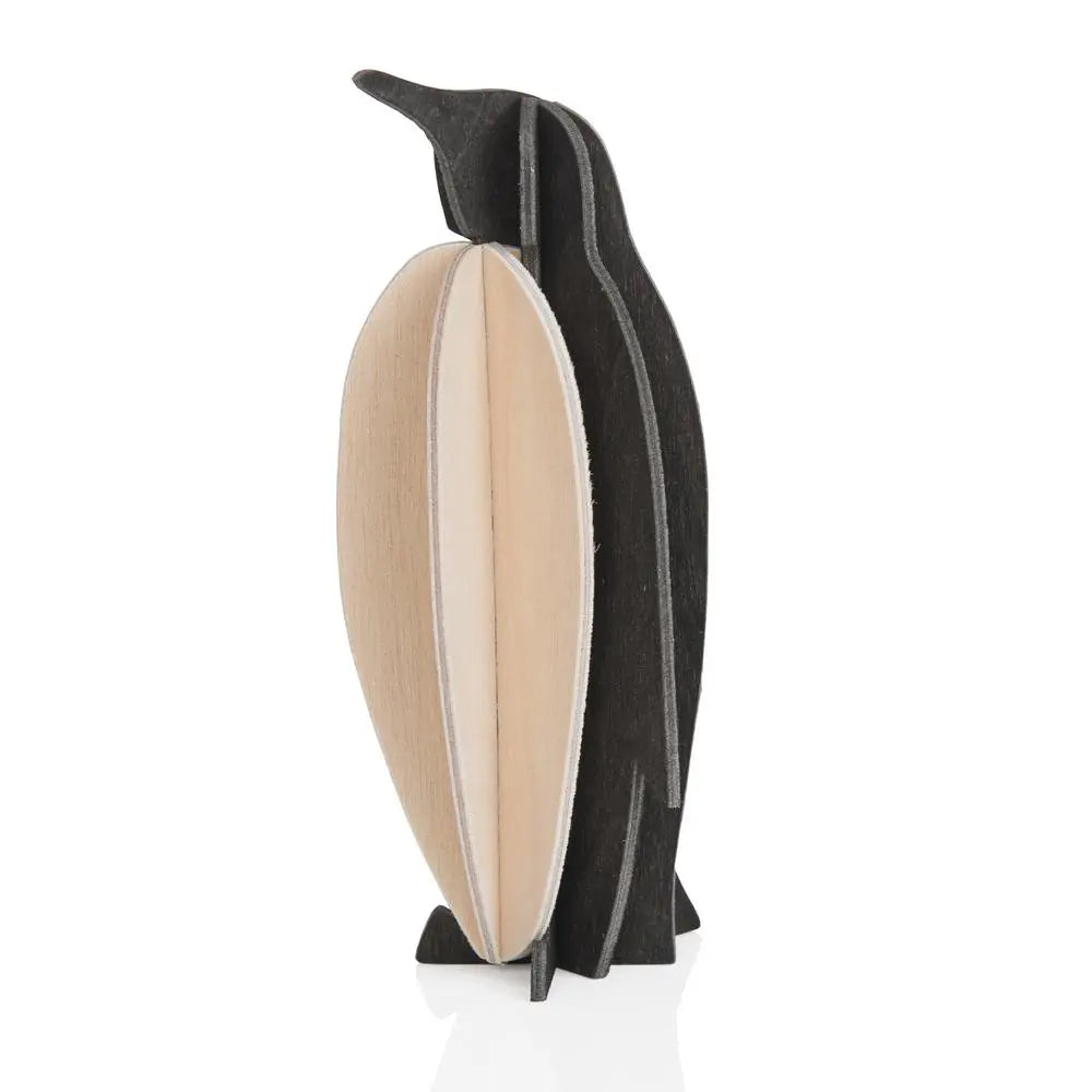 Decoración de madera LOVI Penguin