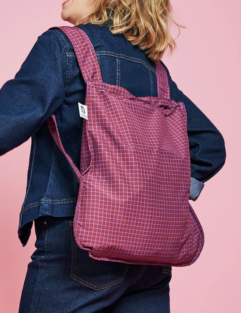Bolsa Mochila plegable Notabag PLUM PLEASE