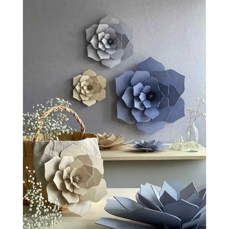 Decoración de madera LOVI Lino Azul