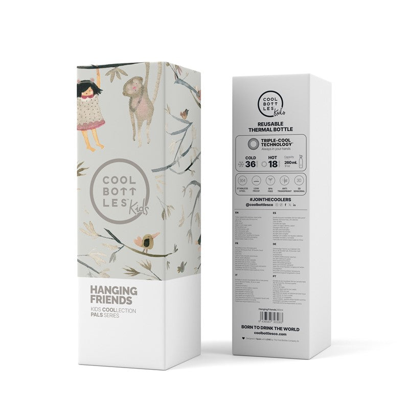 Botella Reutilizable 260ml Hanging Friends