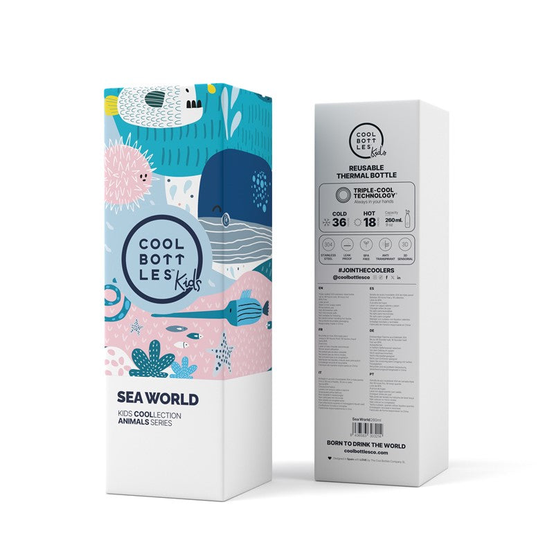 Botella Reutilizable 260ml Sea World