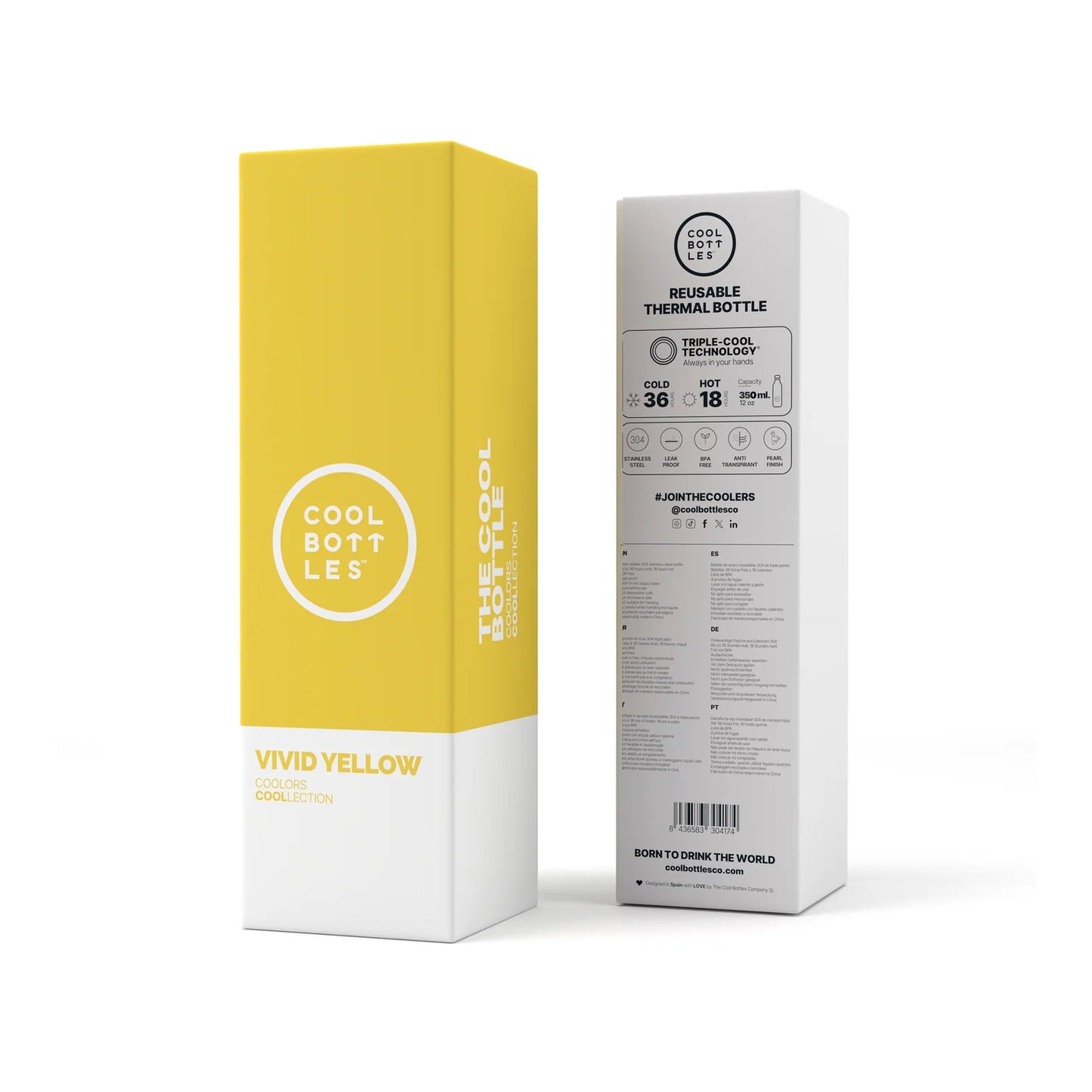 Botella Reutilizable Vivid Yellow 350ml