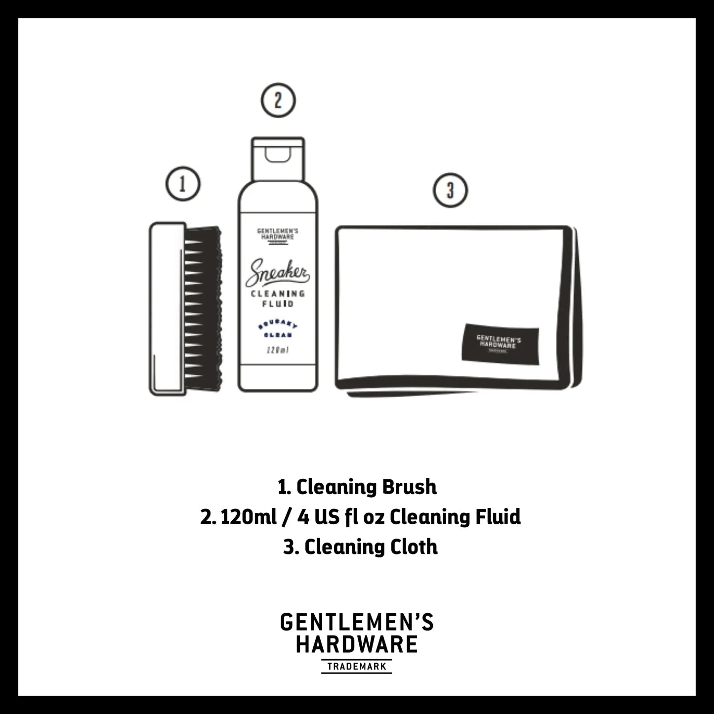 Sneaker Cleaning Kit Gentlemen's Hardware