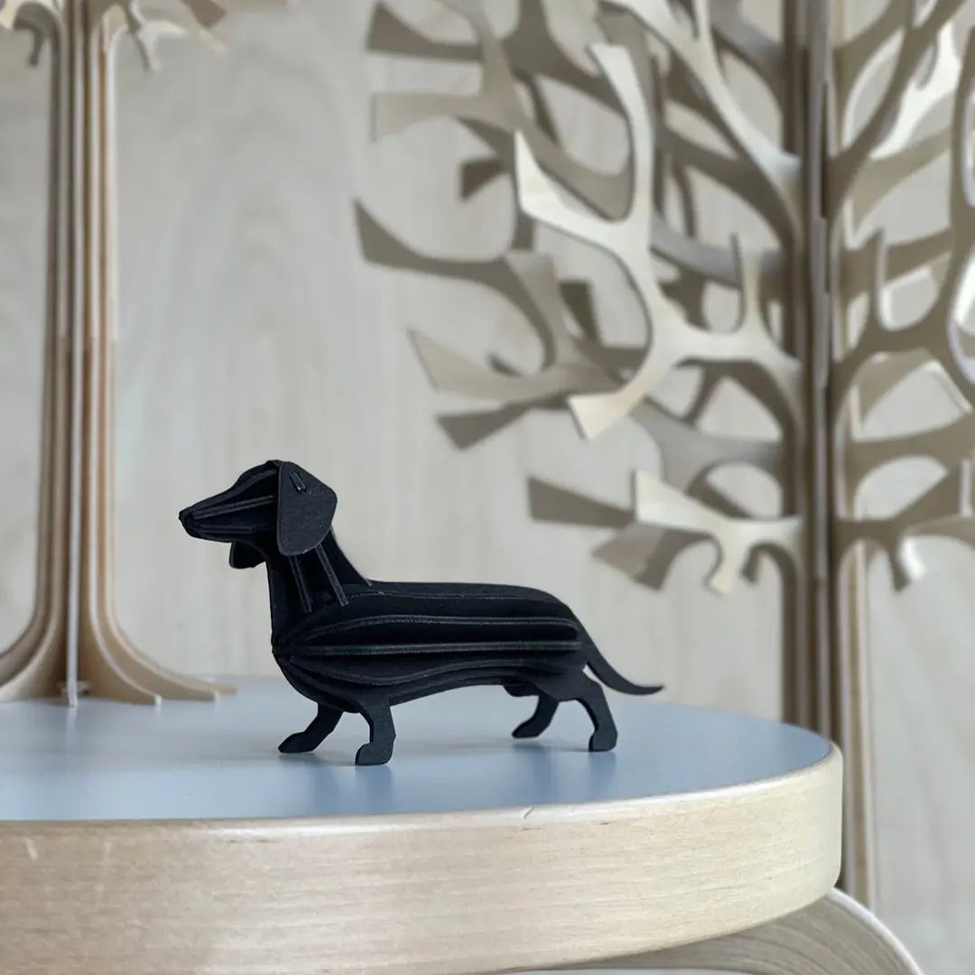 Decoración de madera LOVI Teckel