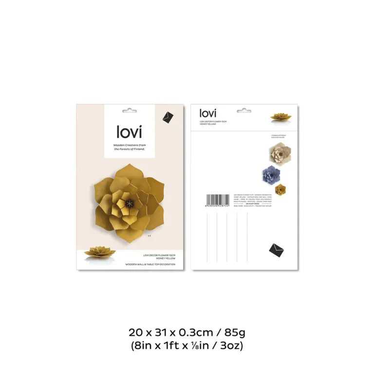Decoración de madera LOVI Lino Azul