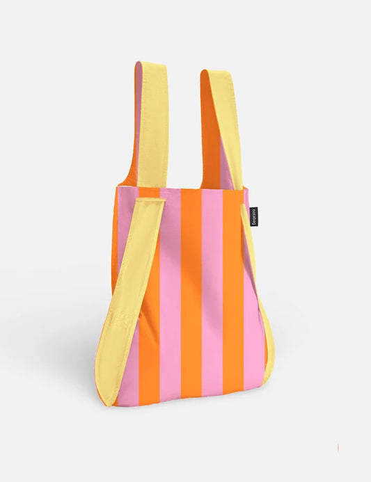 Bolsa Mochila plegable Notabag VANILLA STRIPES