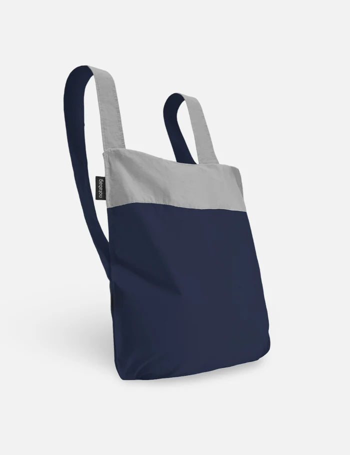 Bolsa Mochila plegable Notabag REFRECTIVE NAVY