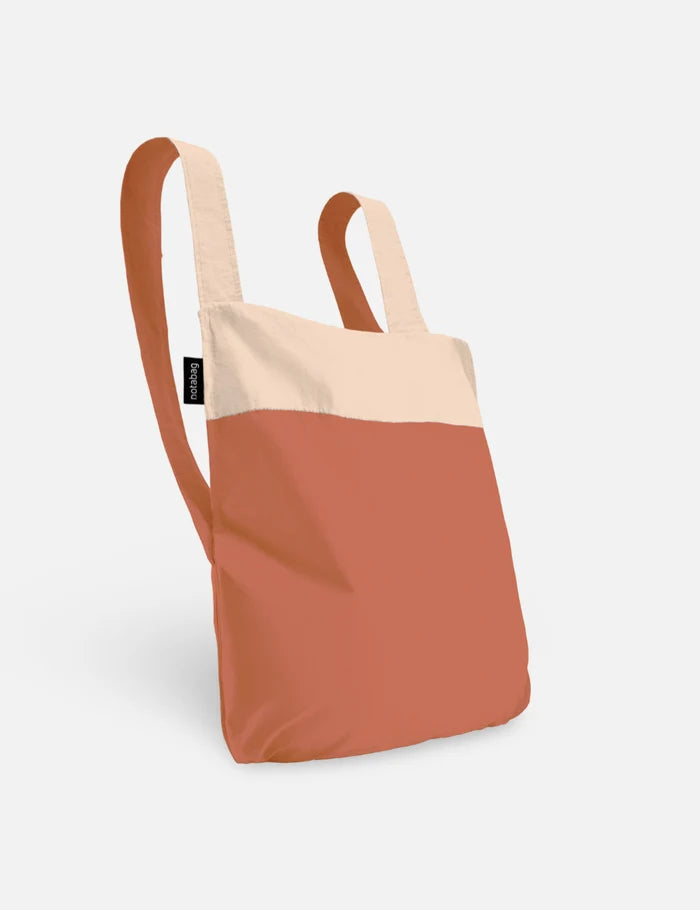 Bolsa Mochila plegable Notabag SAND TERACOTTA