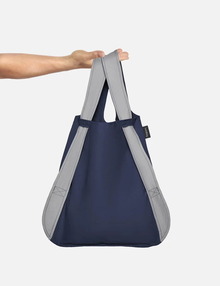 Bolsa Mochila plegable Notabag REFRECTIVE NAVY