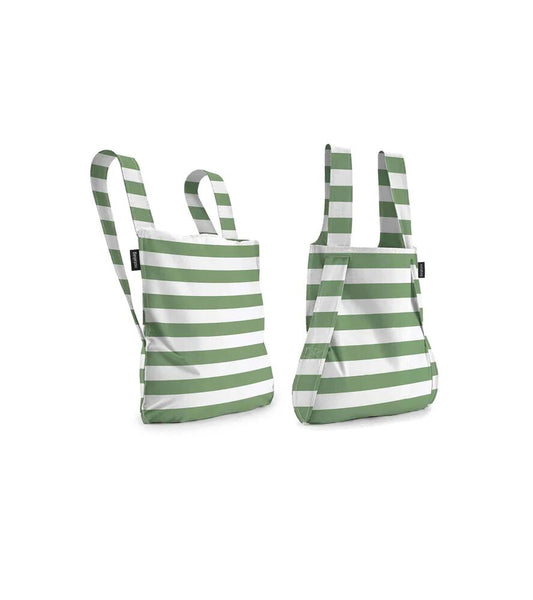 Bolsa Mochila plegable Notabag OLIVE STRIPES
