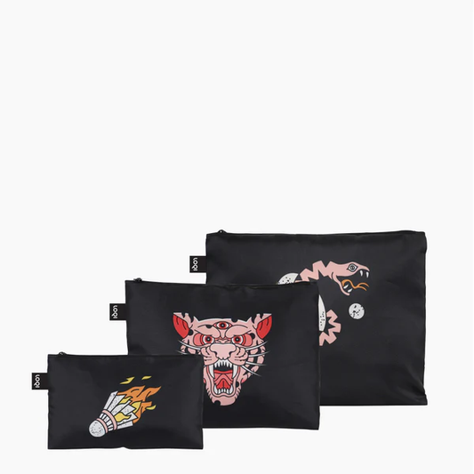 Set Neceseres Loqi Snask Tiger Snake Black