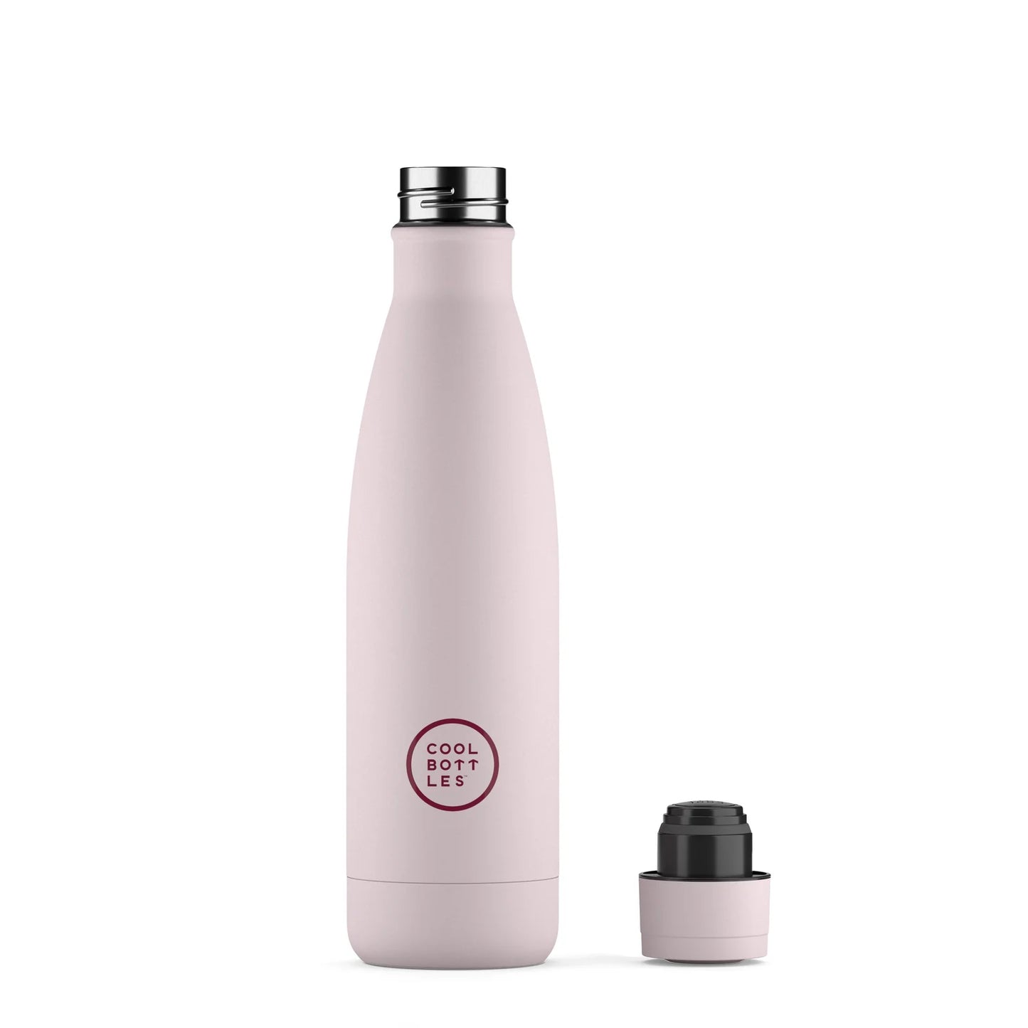 Botella Reutilizable 500ml Pastel Pink