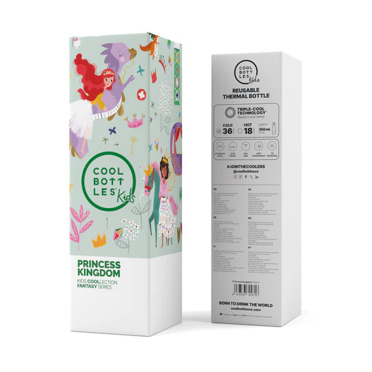 Botella Reutilizable 350ml Princess Kingdom