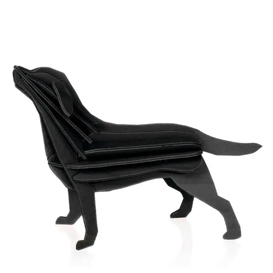 Decoración de madera LOVI Labrador Black